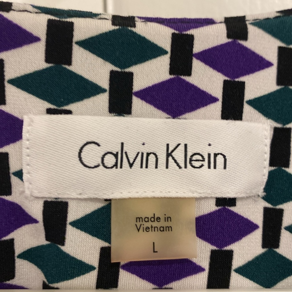 Calvin Klein Tank/blouse Size: Large - Picture 3 of 4